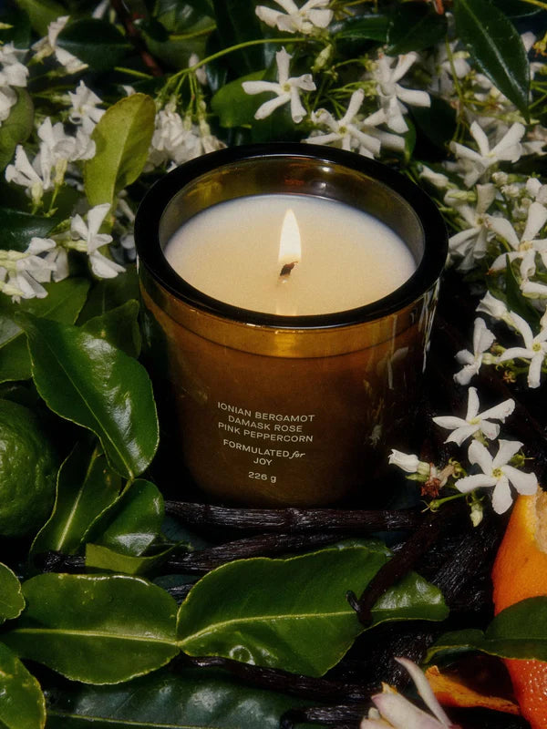 Jasmine & Damask Rose Scented Candle